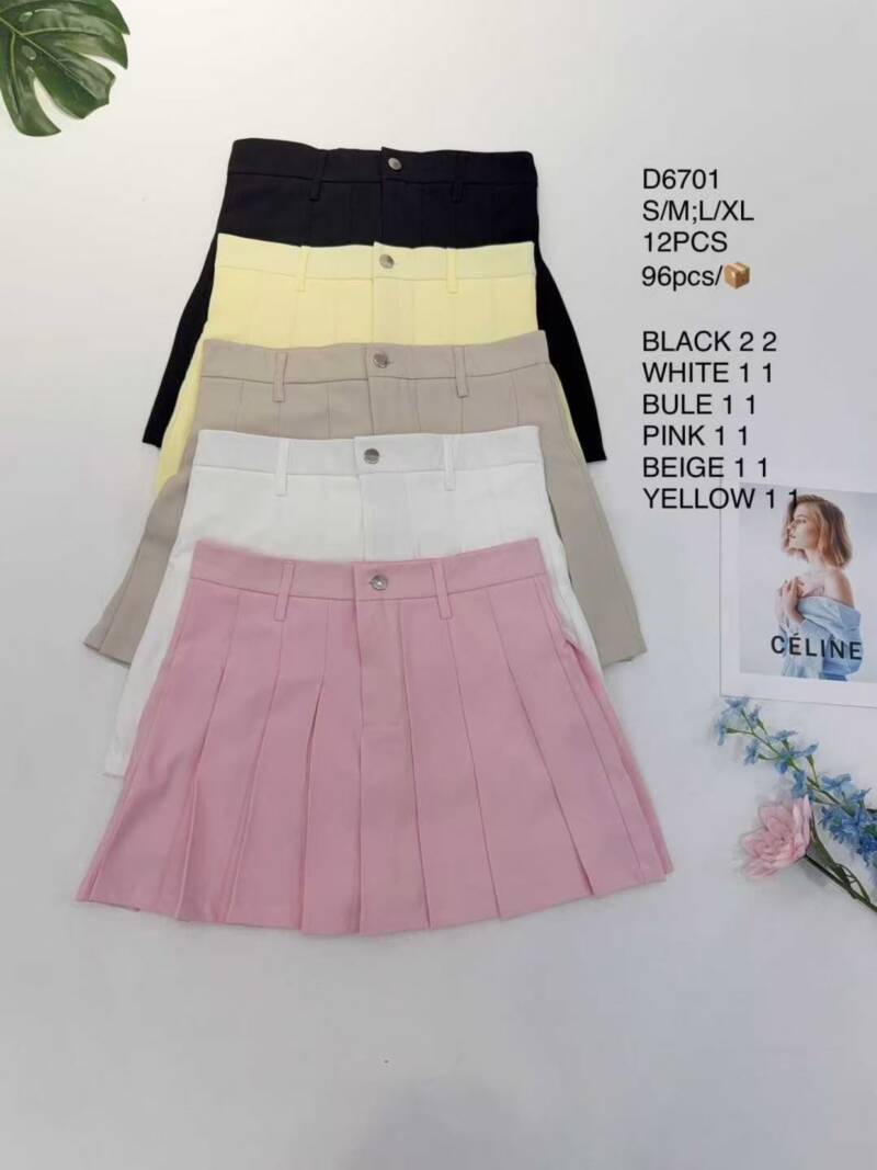 Spódnice damskie Roz S/M-L/XL , Mix Kolor Paczka 12 szt